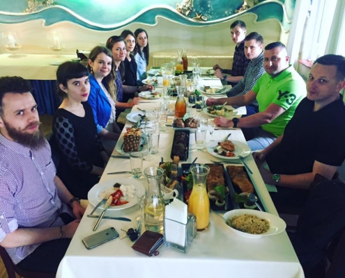 Impreza urodzinowa SEOgroup w gdańskiej restauracji Nautilus