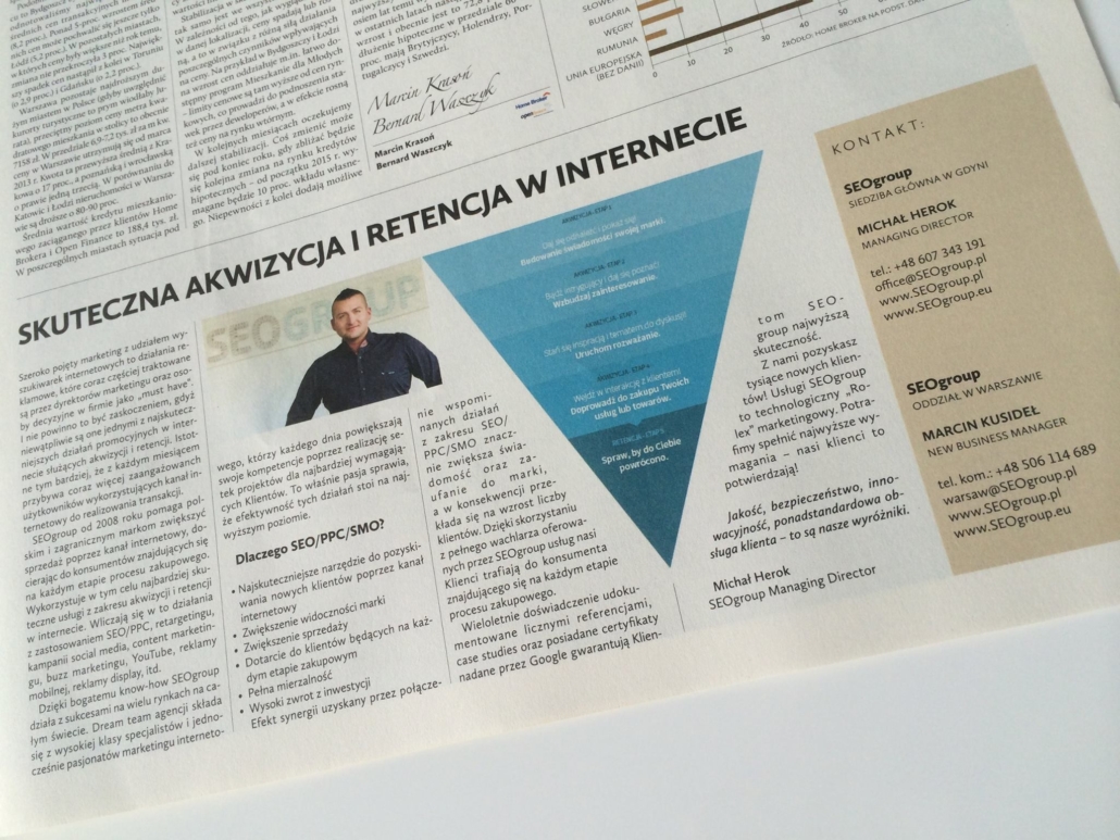 SEOgroup we wrześniowym numerze Private Banking
