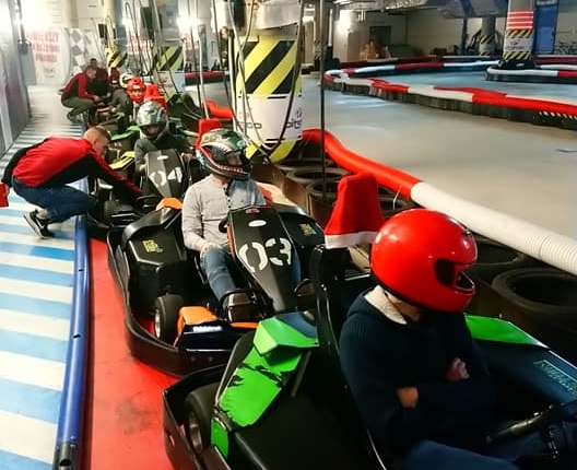 SEOgroup na gokartach