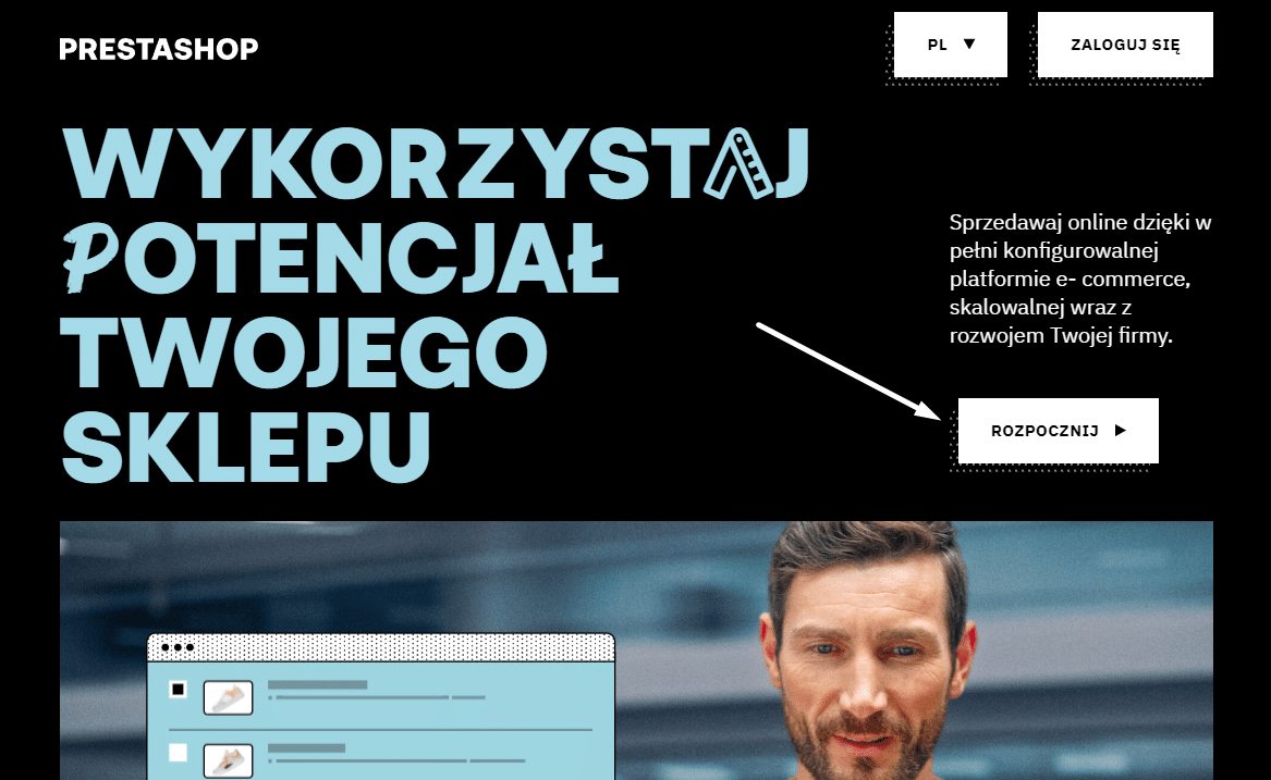 Zdj 3. Zakładanie sklepu PrestaShop.