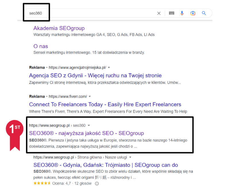 Wyniki wyszukiwania dla SEO360