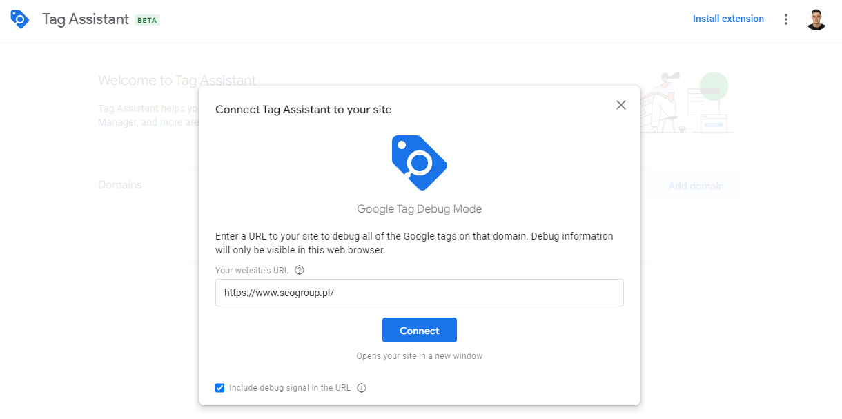 Zdj 13. Google Tag Assistant do Google Tag Managera. Źródło: tagassistant.google.com