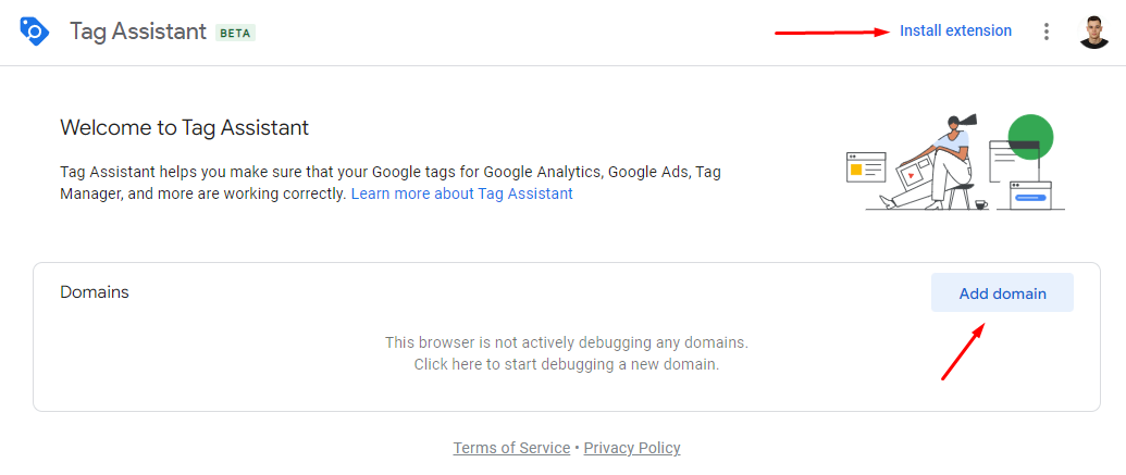 Zdj 2. Weryfikacja konwersji rozszerzonych Google Ads.Źródło: tagassistant.google.com