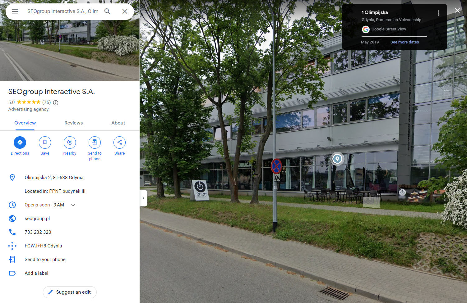 Zdj 12. Widok Street View 3D.
