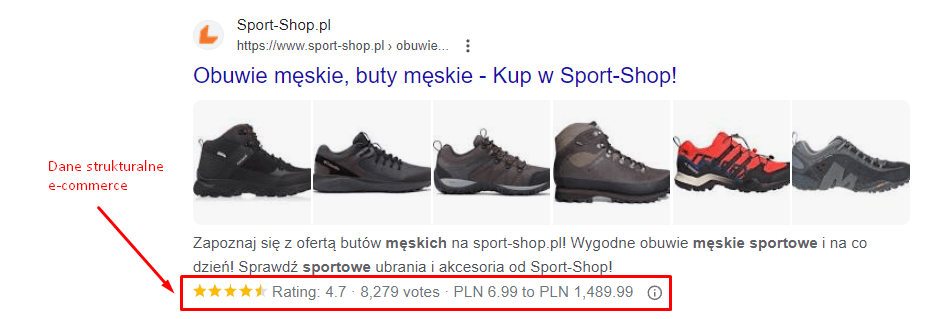 Zdj 11. Dane strukturalne w e-commerce.