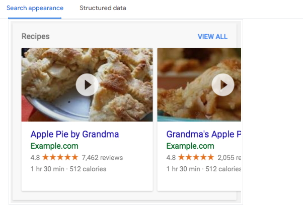 Zdj 3. Wygląd rich snippets w Google.