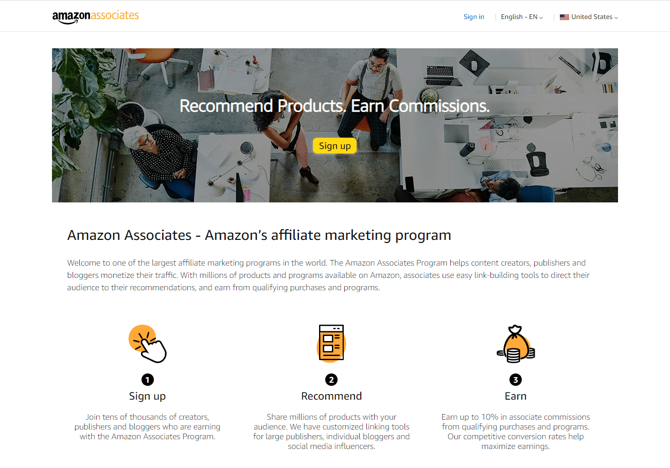 Zdj 8. Amazon Associates – najpopularniejszy program afiliacyjny na świecie.