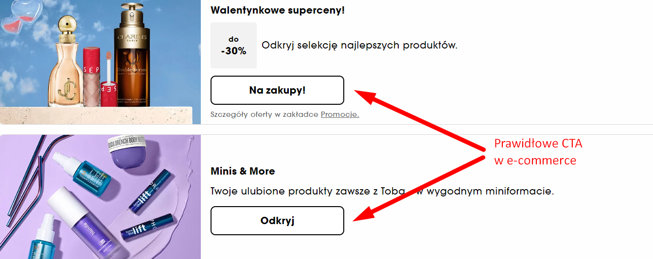 Zdj 5. Prawidłowe CTA w e-commerce.