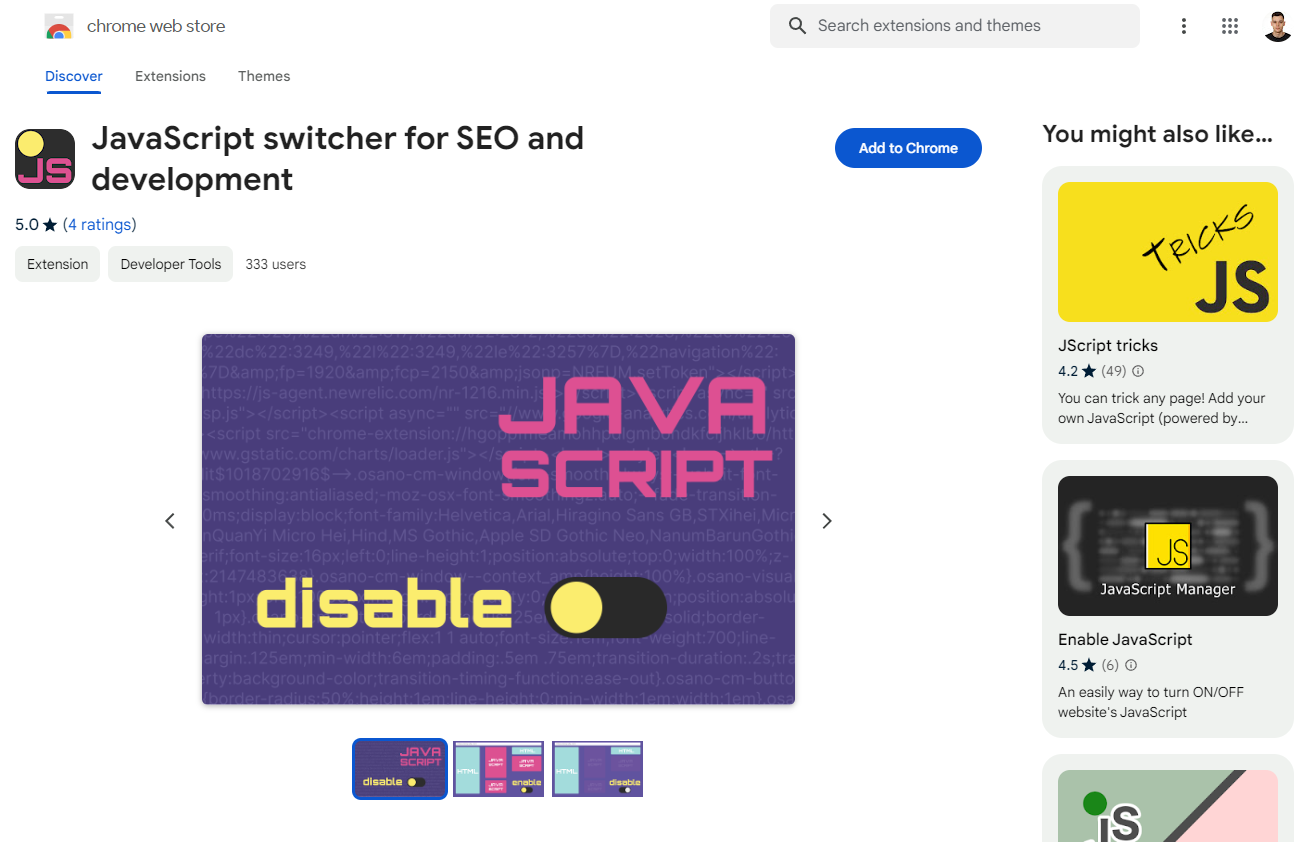 JS switcher