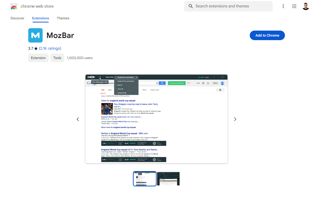Mozbar