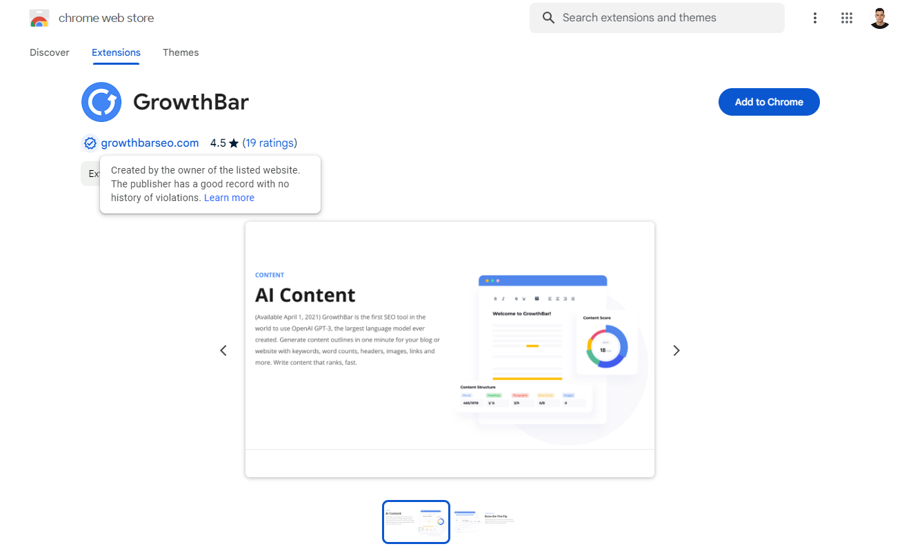 Growthbar