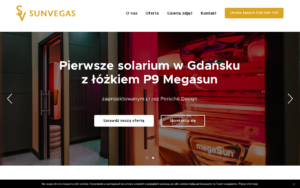 Solarium Gdańsk – Nowy Port, Brzeźno, Letnica _ Sunvegas Realizacja strony internetowej dla klienta Sunvegas – strona główna
